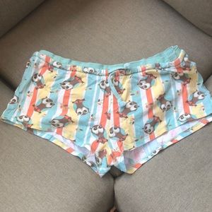 David and Goliath drawstring shorts